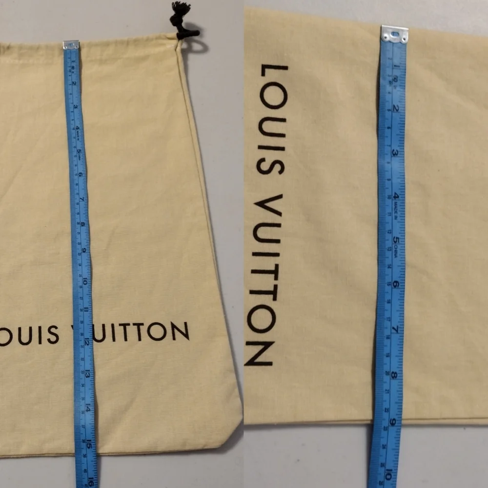 Bundle Of 2 Louis Vuitton Beige Dust Bags